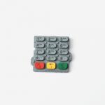 PMS Color Rubber Keypad Membrane Switch Durable With Silk Printing Laser Etching for sale