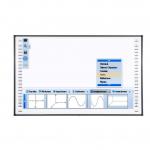 Advanced Smart 106 Inch Infrared Interactive Whiteboard 16 9 Ultra Wide With Finger Touch for sale