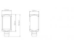 China Fixed Doppler Ultrasonic Flowmeter DF6100-EC supplier