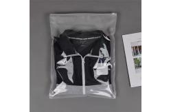 China 80mic SGS Resealable Clear Ziplock Bag CMYK For Clothing supplier