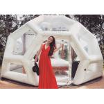 Transparent Soccer Shape 4m Inflatable Jungle Bubble Tent for sale