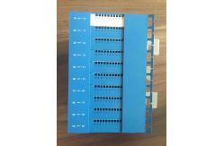 China Silver Printed MDF Main Distribution Frame 100 Pairs Protection Connection Terminal Block supplier