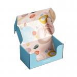 Eco friendly Corrugated Shipping Boxes Embossing Glossy Lamination