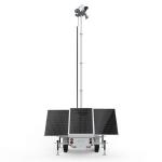 Solar Trailer Security Camera Trailer Solar security trailer for Parking Lot for sale