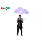 SGS Backpack Ball Inflatable Lighting Decoration Large Cloud Ornament  For Events for sale