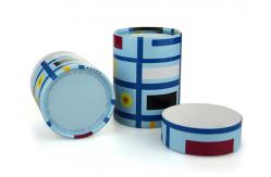 China Mini Eco-friendly Paper Cans Packaging Labeling Outside Matte Finishing supplier