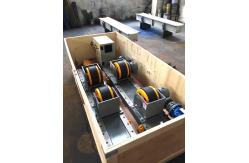 China 5000kg Capacity Pipe Supports Stands With Hand Control Box And Foot Pedal supplier