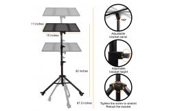 China 120cm Adjustable Movable Projector Ceiling Mount Laptop Tripod Stand supplier