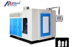 China Stable Automatic Blow Moulding Machine 100ml 750ml 1000ml Detergent Pink Bottle supplier