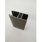 Electrolytic Coated Aluminum Alloy Profiles Bronze Flat Or Matte Customized for sale