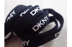China Black Underwear Elastic Band With Printing White Silicone Logo Environmental Protection supplier