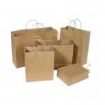 Customized Size Printing Logo Kraft Paper Packaging Bag Biodegradable Recycled