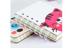 China Custom Made Spiral Binder Notebook Cute Cartoon Printed Paper Cover supplier