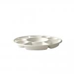 9 Divided Round Biodegradable Bagasse Tableware Party Plates Greaseproof