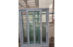 China Sliding Doors Triple Glazed Hurricane Impact Pvc Profile Upvc Door Frame supplier