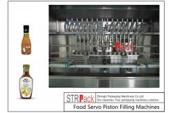 China Automatic Vinaigrette Liquid Bottle Filling Machine Easy Cleanout 12 Nozzles 5000ml supplier