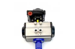 China Sealing Water Butterfly Valve DN150 With Pneumatic Actuators supplier