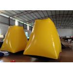 Outdoor Water Park Inflatable Paintball Bunkers 2 X 2 X 2.5m Enviroment - Friendly for sale