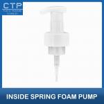 43mm Foam Pump PP White Spring Type Stainless Steel for Disinfectant Bottle internal spring for sale
