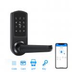 Single Latch Deadbolt TTlock App Controlled Door Locks with Password Card Key for sale