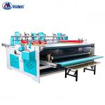 3.2kw Box Folder Gluer Machine Semi Automatic Corrugated Double Head for sale