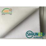 OEKO - TEX Cotton Interlining For Shirt , Bonded Interlining With Flat Coating for sale