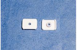 China Hot Press Molding Alumina Custom Ceramic Parts Contact Isolator Hat supplier