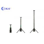 Manual Lifting Portable Power Bank Tripod Foldable Telescopic Mast With Battery for sale