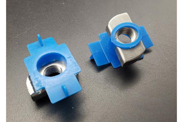 Custom Finish EG HDG Plastic Wing Solar Nut