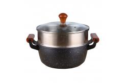 China Non Stick Soup Stackable Steamer Pot Multifunctional  Customized Logo supplier