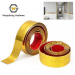 Self-Adhesive Eco-Friendly PVC Trim Strip Back Glue Waterproof Decorative Edge Banding for Wardrobe TV Background Wall Sofa Flat for sale