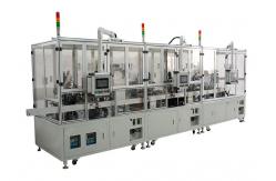 China Lithium Ion Battery Assembly Machine Automatic Cylinder Cell Assembly Line supplier
