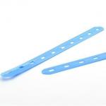 Corrosion Resistant Blue Stainless Steel Cable Ties Ball Lock Zip Ties for sale