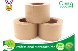 China White / Brown Single Sided Gummed Kraft Paper Tape With 4.8cm Width supplier