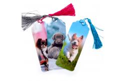 China Love message romatic gift 3D lenticular bookmark for gifts supplier
