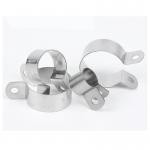 Alkali Resistance Galvanized Steel Pipe Clamp Flat Iron Grounding Pipe Clamp for sale
