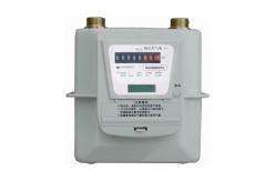 China Diagram Domestic Gas Meter , IC Card Prepaid Digital Gas Meter With Check Button supplier