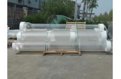 China Heating Quartz Glass Tube Transparent Semiconductor High Transmittance supplier