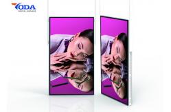 China Super Slim 49inch Outdoor Digital Signage Hanging Ceiling Mounted Dual-side Screen supplier