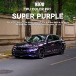K070 Super Purple TPU Color Car Paint Protection Film  Wrap Vinyl Roll Cars for sale
