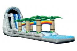 China Inflatable Water Slide, hippo slide , inflatable giant palm slide supplier