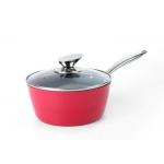 Temperature Resistance Silicone Handle 4mm Aluminium Milk Pan for sale