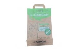 China Biodegradable Kraft Paper Biodegradable Cat Litter Bags 6L 10L Custom Printed supplier