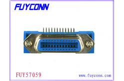 China 36 Pin Centronic DDK PCB Right Angle Female Printer Connector Certified UL supplier