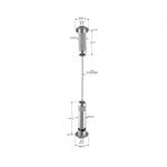 Wine Cabinet Wire Suspension Hanging Kit Wall To Wall YW86455 for sale
