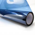 Residential Decoration Window Silver Blue Tint Privacy Glass Film