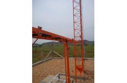 China Telecommunication Steel Galvanized Guyed Tower With Brackets And Lightning Rod supplier