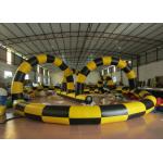 Zorb Ball Inflatable Quad Track , Customized Kids Toy Cars Blow Up Race Track for sale