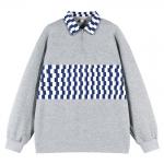 China 100% Cotton Womens Oversized Sweatshirt O Neck Collar Regular Sleeve manufacturer