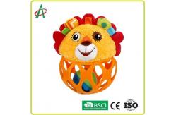 China Food Grade L14cm Baby Plush Rattle Hand Fine Movement Training supplier